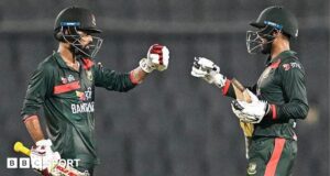 Bangladesh mengklaim kemenangan seri ODI pertama atas Australia
| beritakitanih Bangladesh mengklaim kemenangan seri ODI pertama atas Australia
| beritakitanih