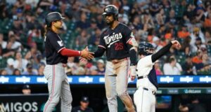 Buxton mencapai homer ke-20 musim ini, Twins mengalahkan Tigers 6-3
| beritakitanih Buxton mencapai homer ke-20 musim ini, Twins mengalahkan Tigers 6-3
| beritakitanih