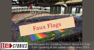 Cek Fakta: Foto PALSU Tunjukkan Bendera Pelangi Kebanggaan di Lapangan Jelang Pertandingan Piala Dunia Iran-Mesir — Ini Buatan AI
| beritakitanih Cek Fakta: Foto PALSU Tunjukkan Bendera Pelangi Kebanggaan di Lapangan Jelang Pertandingan Piala Dunia Iran-Mesir -- Ini Buatan AI
| beritakitanih