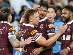 Cobbo mencetak hat-trick sebagai seri State of Origin level Maroon
| beritakitanih Cobbo mencetak hat-trick sebagai seri State of Origin level Maroon
| beritakitanih