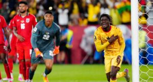 Ghana mencetak gol kemenangan dramatis pada menit ke-95 melawan Panama
| beritakitanih Ghana mencetak gol kemenangan dramatis pada menit ke-95 melawan Panama
| beritakitanih