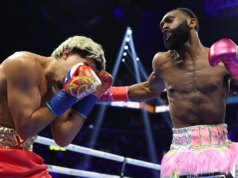 Hasil pertarungan Jaron Ennis vs. Xander Zayas: ‘Boots’ mencetak TKO dalam thriller untuk menjadi raja seberat 154 pon yang bersatu
| beritakitanih Hasil pertarungan Jaron Ennis vs. Xander Zayas: 'Boots' mencetak TKO dalam thriller untuk menjadi raja seberat 154 pon yang bersatu
| beritakitanih
