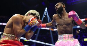 Hasil pertarungan Jaron Ennis vs. Xander Zayas: ‘Boots’ mencetak TKO dalam thriller untuk menjadi raja seberat 154 pon yang bersatu
| beritakitanih Hasil pertarungan Jaron Ennis vs. Xander Zayas: 'Boots' mencetak TKO dalam thriller untuk menjadi raja seberat 154 pon yang bersatu
| beritakitanih