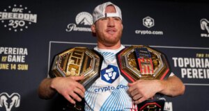 Justin Gaethje tidak memiliki rencana untuk pensiun setelah mengalahkan Ilia Topuria di UFC Freedom 250 untuk gelar kelas ringan
| beritakitanih Justin Gaethje tidak memiliki rencana untuk pensiun setelah mengalahkan Ilia Topuria di UFC Freedom 250 untuk gelar kelas ringan
| beritakitanih