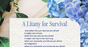 “Litani untuk Bertahan Hidup” oleh Audre Lorde
| beritakitanih "Litani untuk Bertahan Hidup" oleh Audre Lorde
| beritakitanih