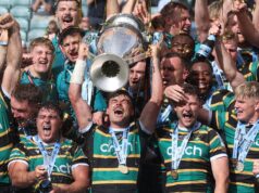 Northampton bangkit dari ketertinggalan untuk mengalahkan Exeter dan menyegel gelar Prem Rugby
| beritakitanih Northampton bangkit dari ketertinggalan untuk mengalahkan Exeter dan menyegel gelar Prem Rugby
| beritakitanih