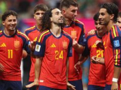 Piala Dunia FIFA ESP vs KSA LANGSUNG: Cucurella memaksakan gol bunuh diri, Spanyol 4 – 0 Arab Saudi
| beritakitanih Piala Dunia FIFA ESP vs KSA LANGSUNG: Cucurella memaksakan gol bunuh diri, Spanyol 4 - 0 Arab Saudi
| beritakitanih