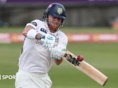 Stokes mencetak angka 95 untuk Durham sementara Inggris kesulitan
| beritakitanih Stokes mencetak angka 95 untuk Durham sementara Inggris kesulitan
| beritakitanih