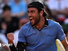 Terlahir kembali Berrettini salah satu dari tiga orang Italia yang lolos ke delapan besar
| beritakitanih Terlahir kembali Berrettini salah satu dari tiga orang Italia yang lolos ke delapan besar
| beritakitanih
