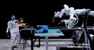 Video: Perusahaan Tiongkok menunjukkan kontrol lengan humanoid dan robot dengan model tunggal dalam demo baru
| beritakitanih Video: Perusahaan Tiongkok menunjukkan kontrol lengan humanoid dan robot dengan model tunggal dalam demo baru
| beritakitanih