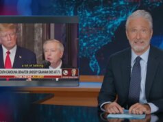 Jon Stewart Kecam Reaksi Donald Trump atas Kematian Lindsey Graham
| beritakitanih Jon Stewart Kecam Reaksi Donald Trump atas Kematian Lindsey Graham
| beritakitanih