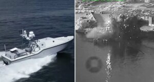 Yang pertama di AS: Kapal drone kamikaze dengan jangkauan 1.000 mil melakukan serangan terhadap pangkalan angkatan laut Iran
| beritakitanih Yang pertama di AS: Kapal drone kamikaze dengan jangkauan 1.000 mil melakukan serangan terhadap pangkalan angkatan laut Iran
| beritakitanih